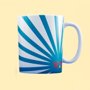 Taza azul ”YEUX”